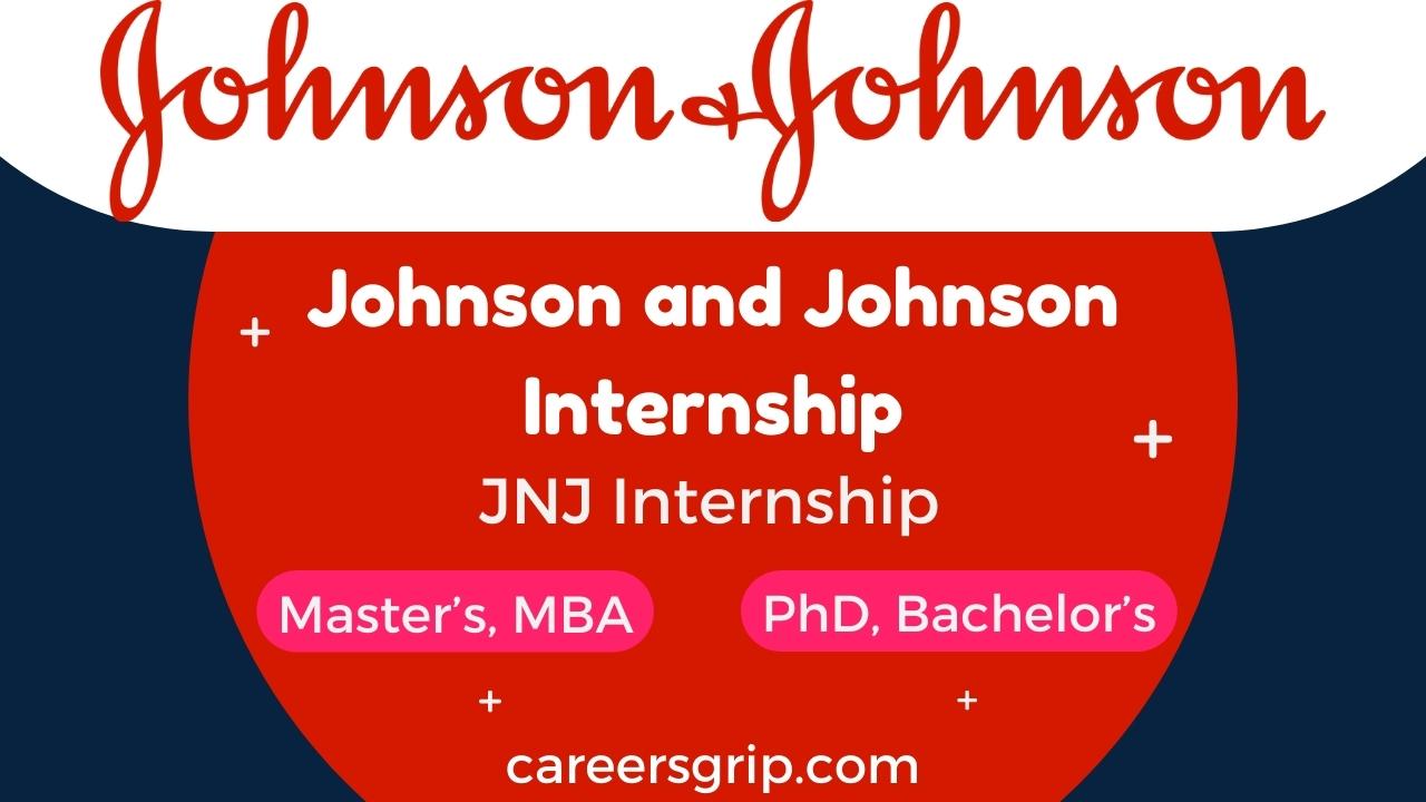 Johnson and Johnson Internship